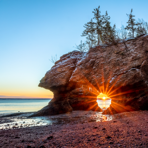 The Face of the Hopewell Rocks