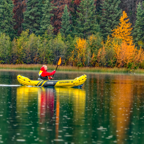 Kayaker Patricia Lake 1