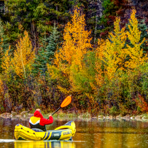 Kayaker Patricia Lake 2