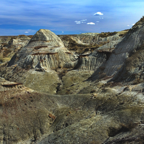 A serene solitude badlands