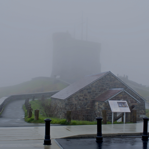A Foggy Hill