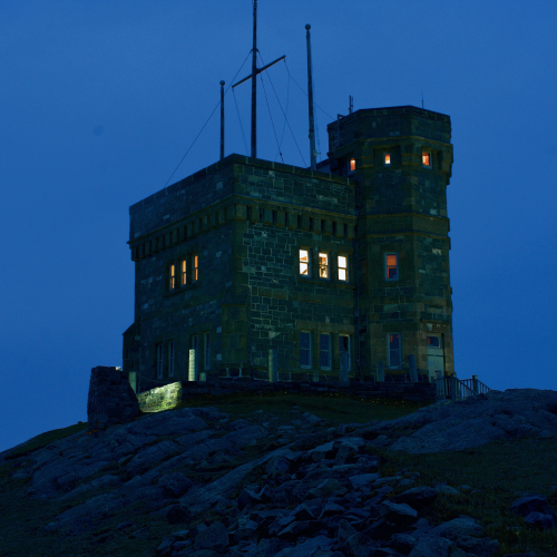 Signal Hill at night