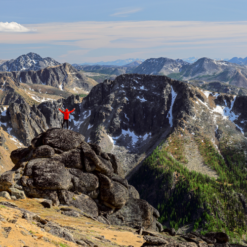Alone with the mountains