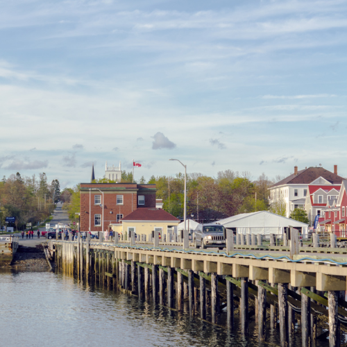 St. Andrews from the wharf