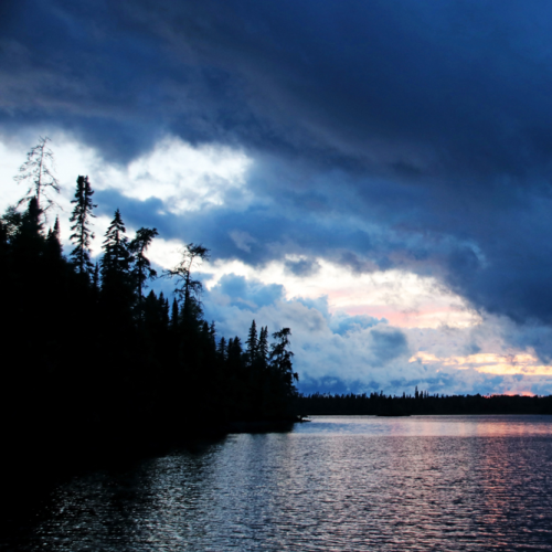 Storm At Sunset