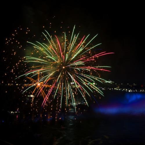 Fireworks in Niagara Falls