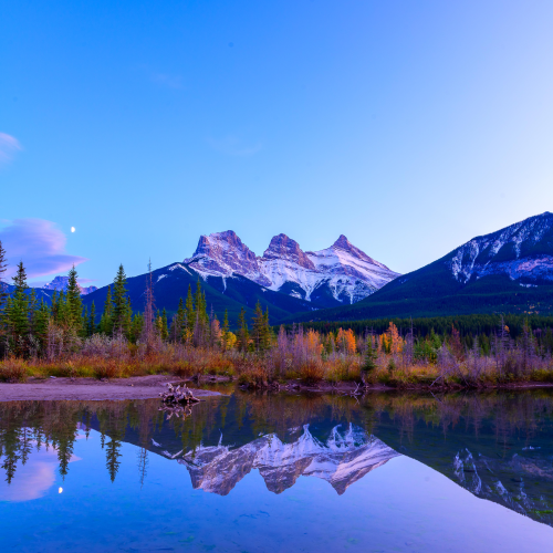 Sunset at the Three Sisters