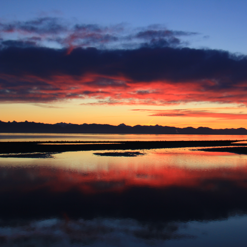 Sunset over the Ocean