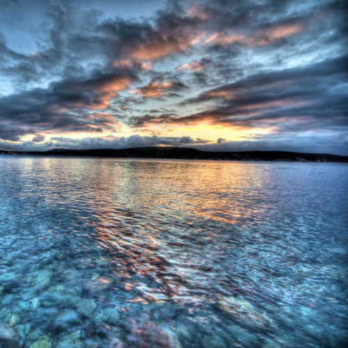 Blue hue sunrise