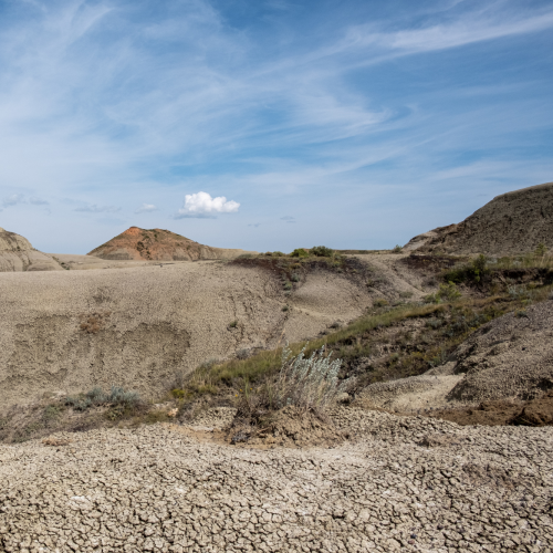 Grasslands badlands