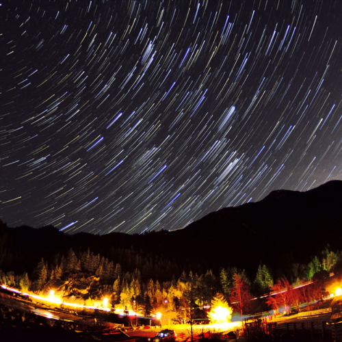 Star Trails in Porteau Cove, BC