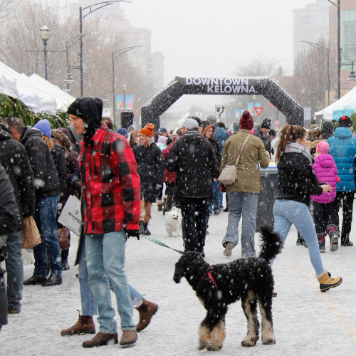 Strolling Kelowna's Winter Market