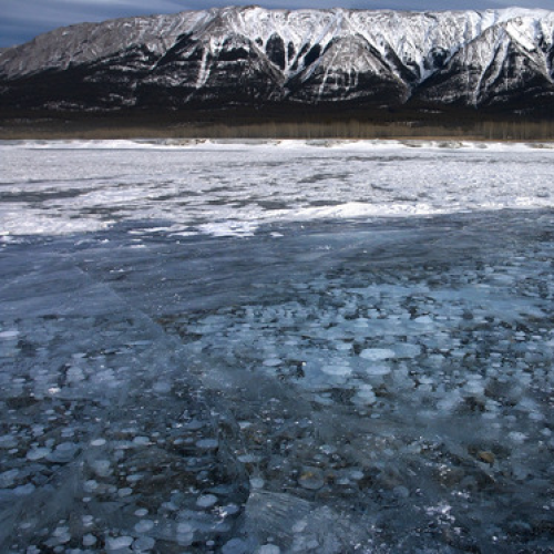 Gorgeous Ice Bubble landscape