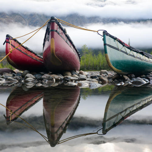 Mountain River Reflection