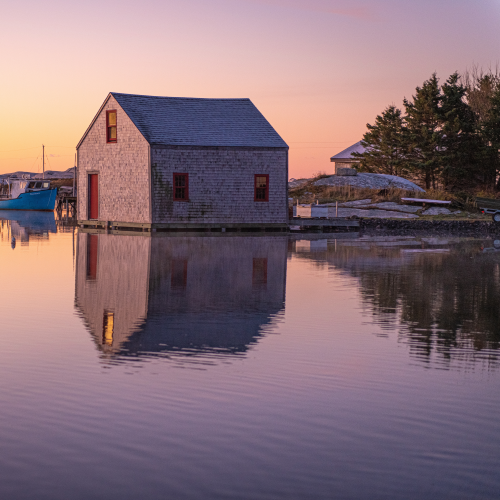 A small Nova Scotian fishing village 