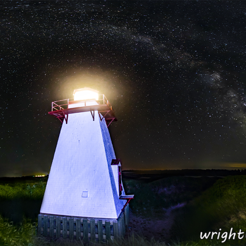 Milky Way Over St Peters Lighthouse PEI