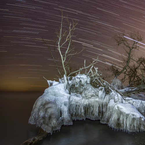Lake Ontario Ice. Whitby ON
