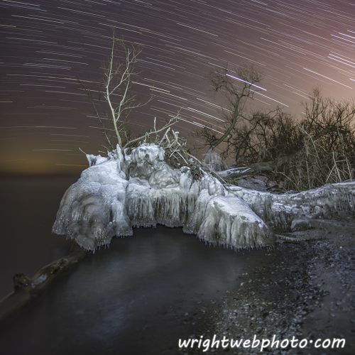 Lake Ontario Ice. Whitby ON