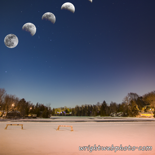 Super Blood Wolf Moon. Uxbridge ON