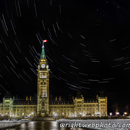 Stars Over Parliament. Ottawa ON