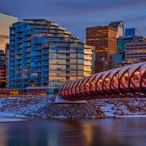 Long Exposure Peace Bridge