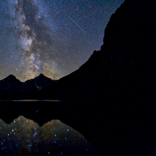 the Milky Way over Minnestimma Lake 