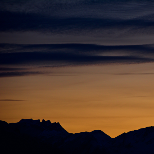 Coast Mountain Silhouette II