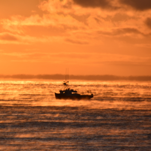 Sunrise on the Bay of Fundy