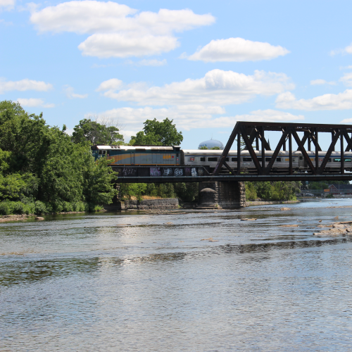 Train bridge