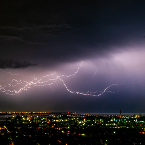 Lightning Over Hamilton