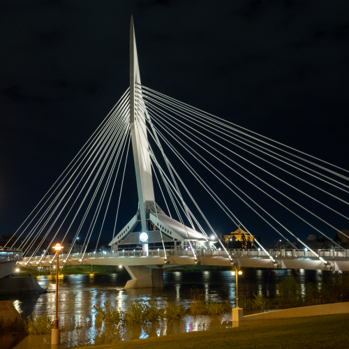 Esplanade Riel at Night