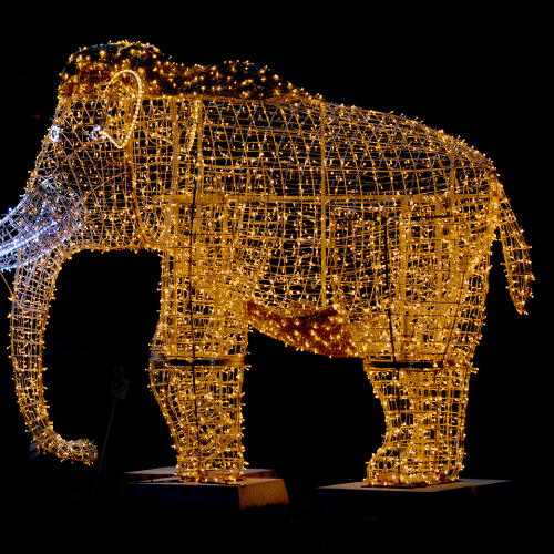 Elephant Light Sculpture