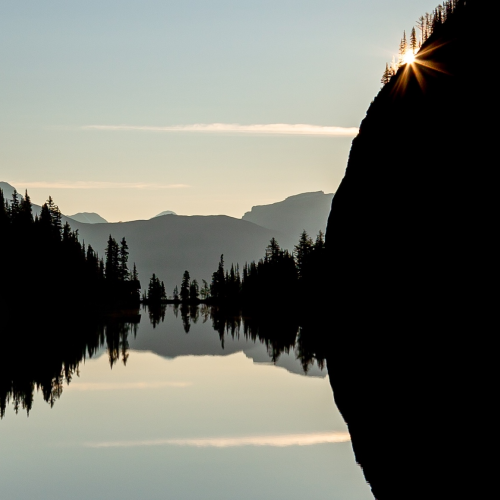 Agnes Lake Silhouette
