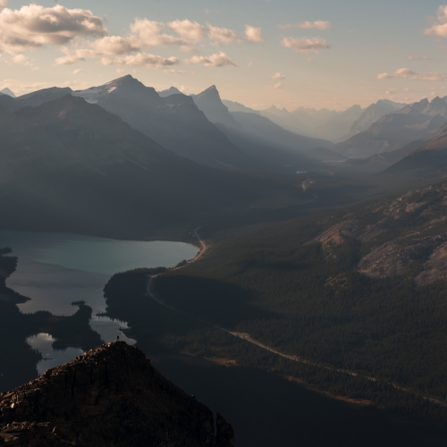 Evening Hike on Bow Peak