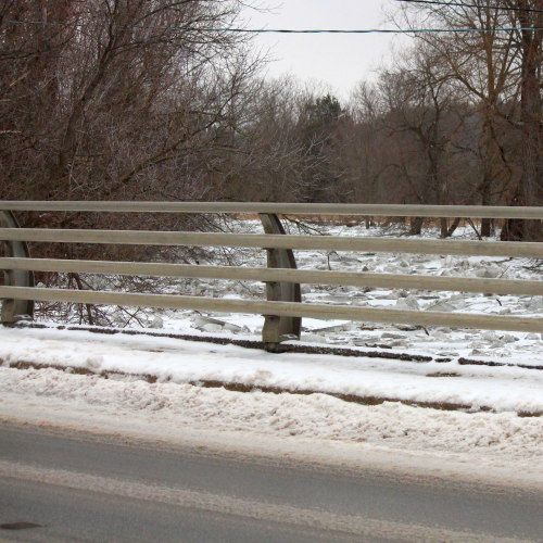 Humber River Flooding: February warning  as the ice collects