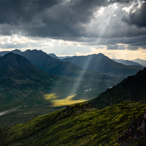 Stormy Skies on Rake Mountain