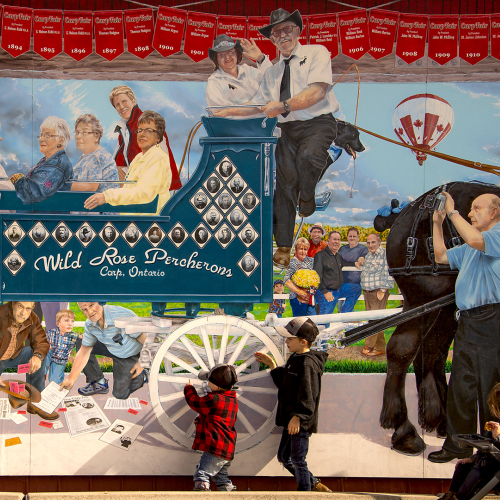 The Mural at the Carp Fair