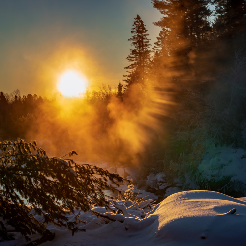 Rivière-du-Loup in winter.