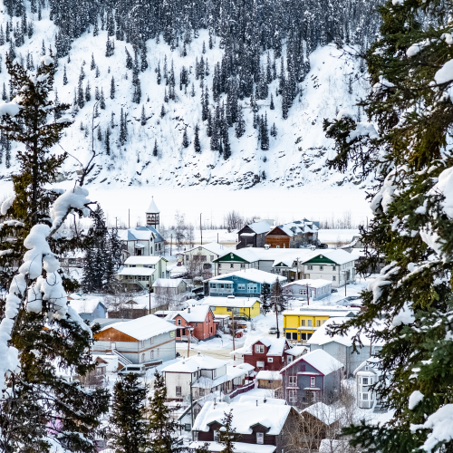 Magali in winter wonderland