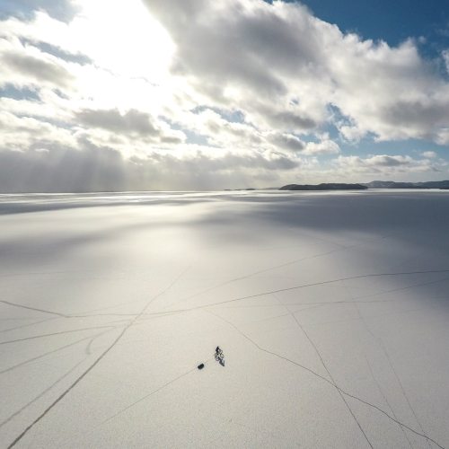 Fat Biking on World's Largest Lake