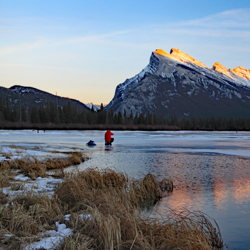 Winter fun in Banff