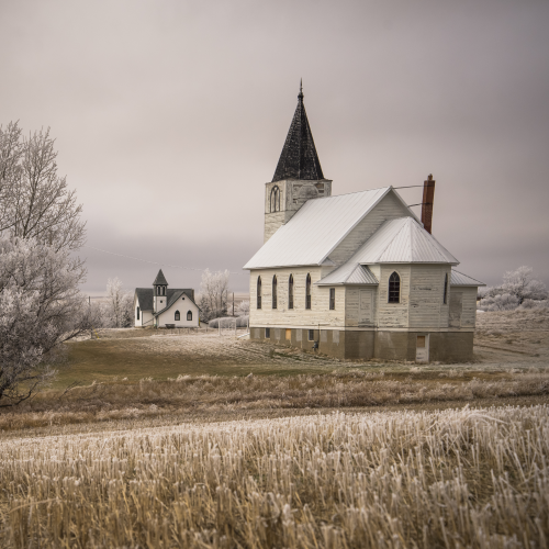 Ghost Town in Winter