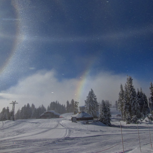 Right-hand Sundog from Grouse Mountain