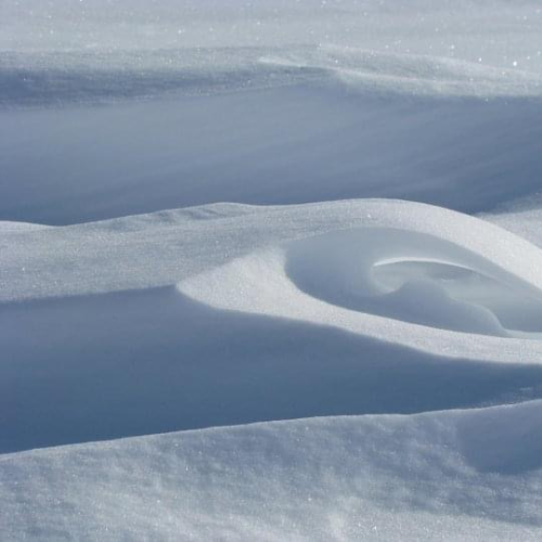 Mini snow drift