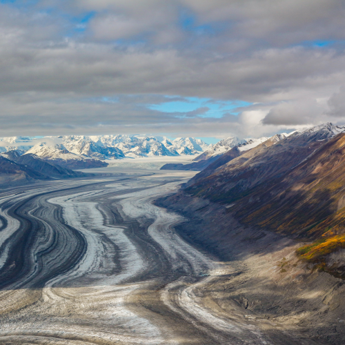 Glacier of Kluane National Park 