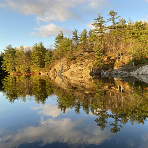 Morning reflections at Georgian Bay Islands National Park