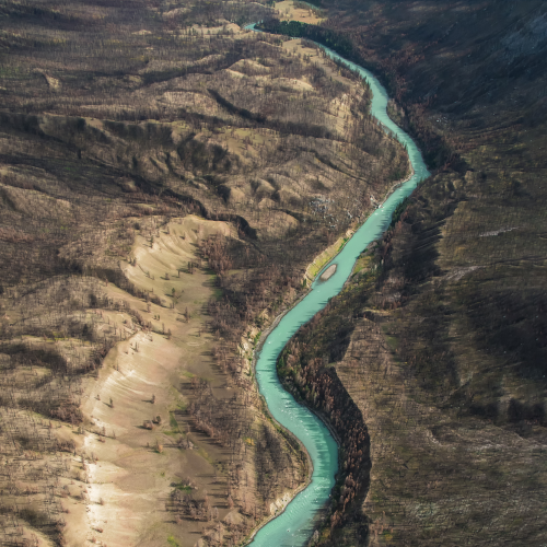 Flowing Through Ash