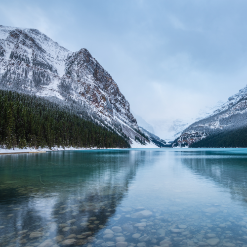 Lake Louise at first snow