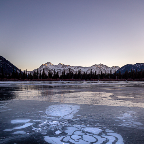 Ice Bubbles in Banff