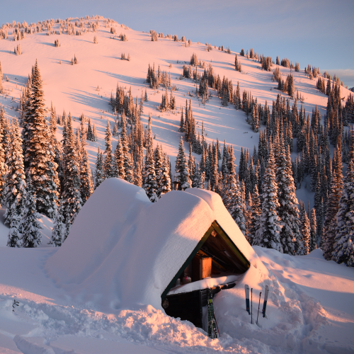 Morning Glow on Red Mountain